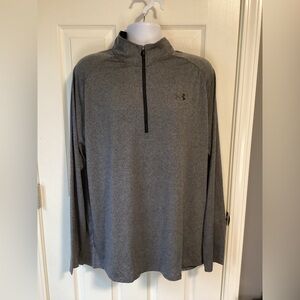 Grey Under Armour 1/4 zip lightweight pullover-size xl tall